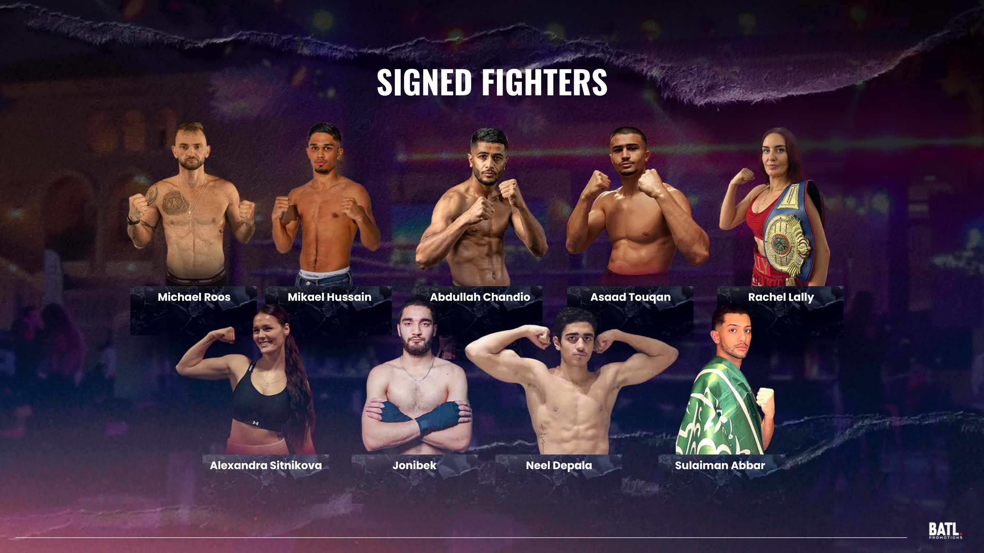 Signed fighters