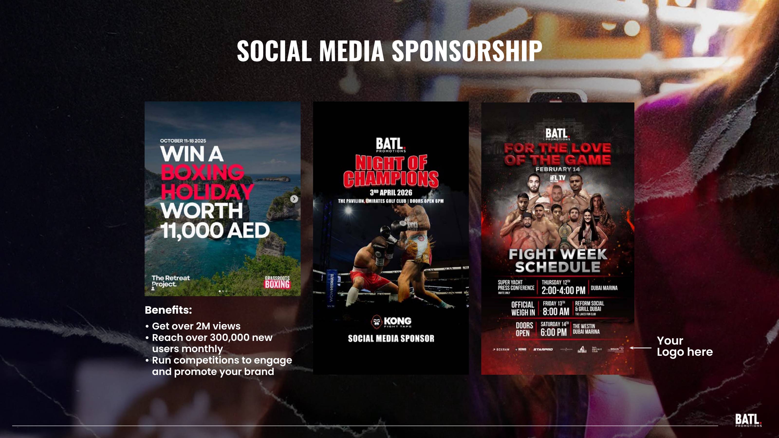Social media sponsorship