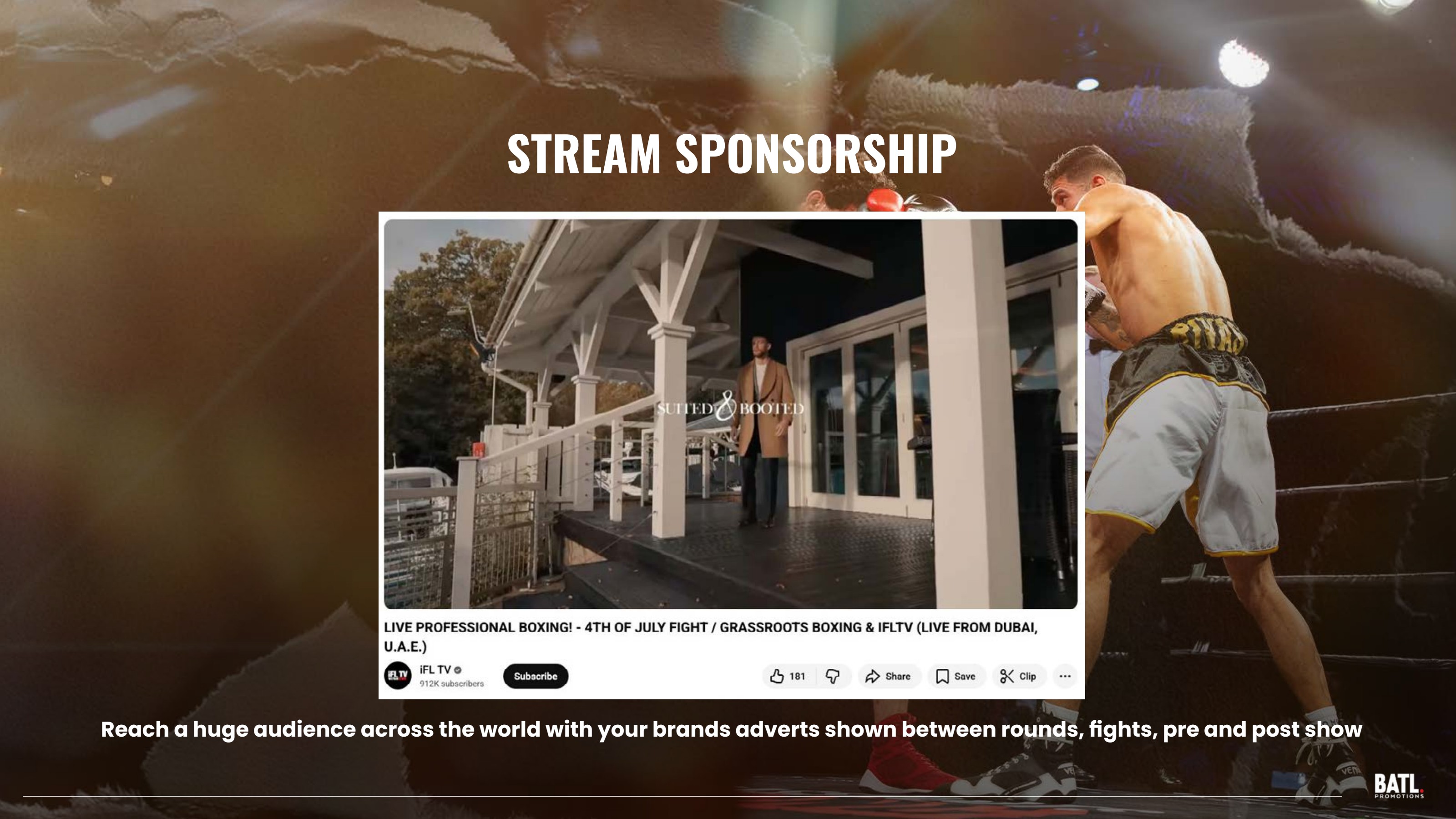 Stream sponsorship
