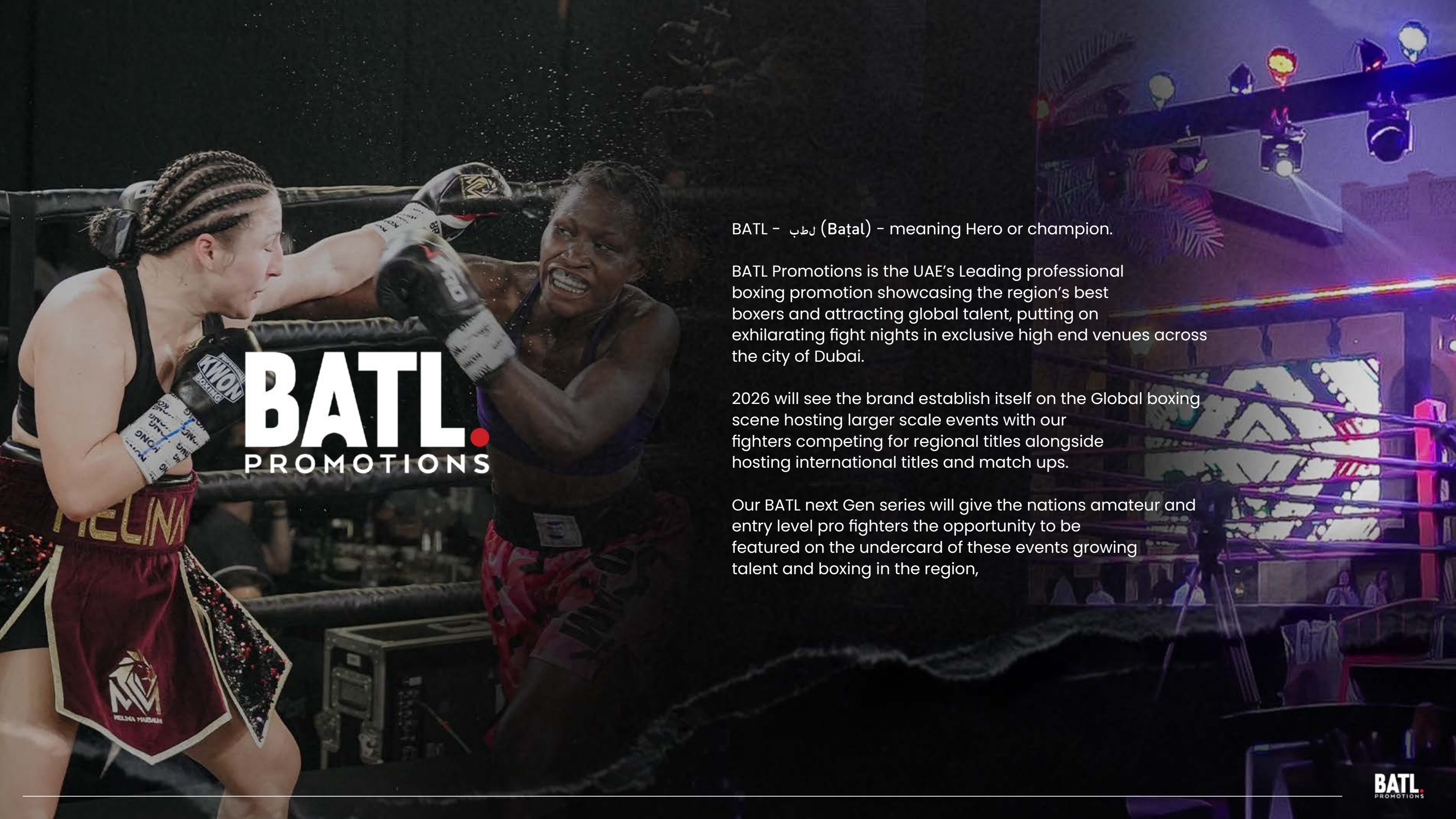BATL Promotions overview